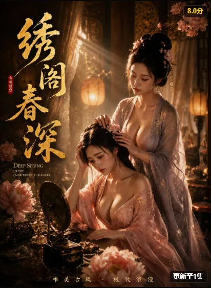 古风奇缘区封面《绣阁春深》